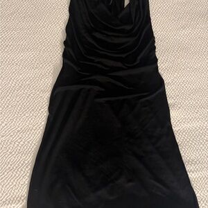 Sophisticated Black Midi Dress